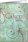 Cancer Sucks - Patient Encouragement card