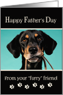 Happy Father’s Day from Dog - custom photo card