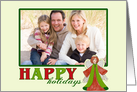 Happy Holidays Angel - Custom Photo Card