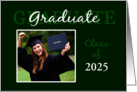 Congratulations Graduate Green Photo Card