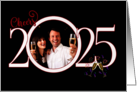 Cheers 2025 New Year’s Photo card