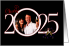 Party Invitation 2025 New Year’s Cheers Photo Card