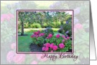 Happy Birthday Flower Garden card