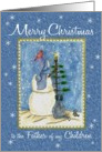 Merry Christmas to the Father of my Children Snowman card