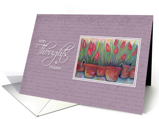 Get Well Thoughts & Prayers - Tulips card (1083476)