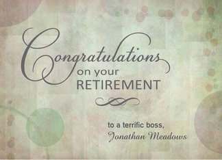 To Boss - Retirement...