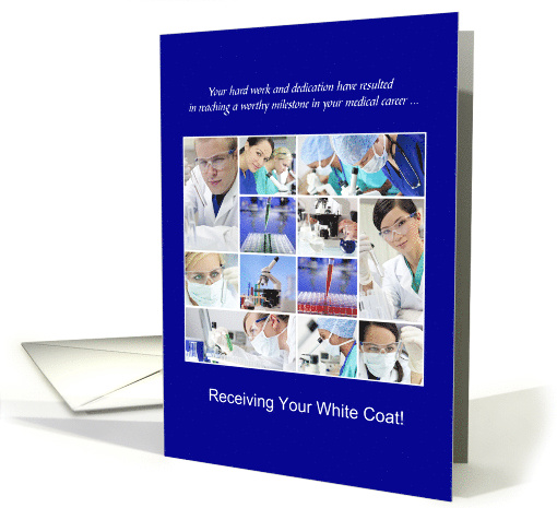 Congratulations White Coat Ceremony card (1201046)