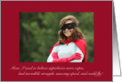 Birthday Superhero Mom with cape card