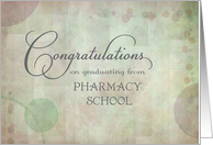 Pharmacy School Congratulations card