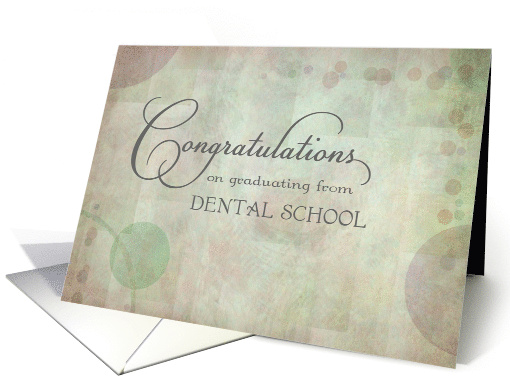 Dental School Congratulations card (1239390)