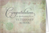 Veterinary School...