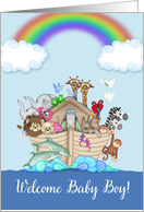 Congratulations - Welcome Baby Boy! Noah’s Ark card