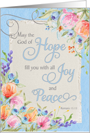 Hope Scrapbook Style Scripture Encouragement card