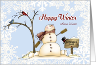 Happy Winter Snowman...