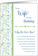 To Wife on Birthday...