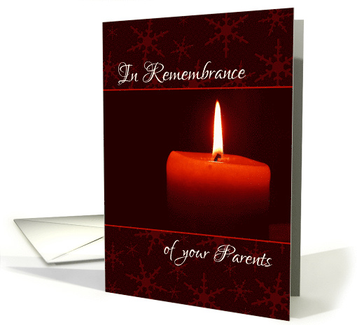 In Remembrance of your Parents at Christmas card (1751038)