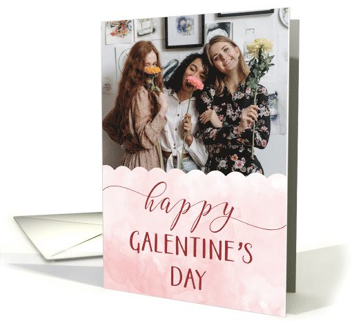 Happy Galentine's Day Custom Photo card (1757492)