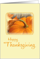 Happy Thanksgiving Pumpkin - business card