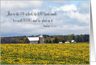 Farmhouse - Thinking of you encouragement card