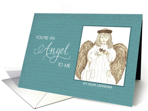 Birthday Angel - for grandma or customize for any relationship card