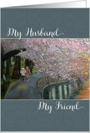My Husband, my friend - valentine card
