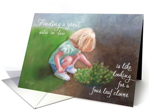 Birthday-Finding a great sister in law card (358463)