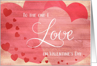 Romantic Valentines I Love the Way You Love Me card