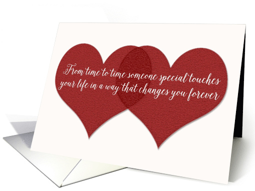 Valentine Two Hearts to Someone Special card (361746)