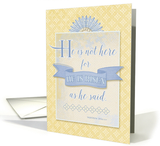 Easter - He is Risen card (371155)
