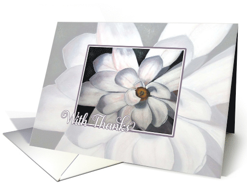 Magnolia - With Thanks business card (389554)