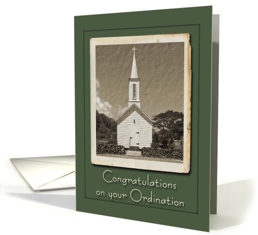 Congratulations - ordination card (397856)