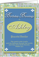 Birthday Blessings - Ashley card