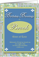 Birthday Blessings - Brook card