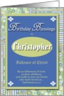 Birthday Blessings - Christopher card