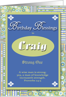 Birthday Blessings - Craig card