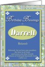 Birthday Blessings - Darrell card