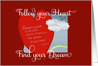 Follow your heart, find your dream card