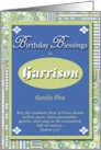Birthday Blessings - Garrison card