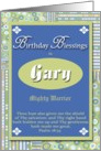 Birthday Blessings - Gary card