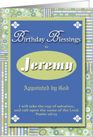 Birthday Blessings - Jeremy card