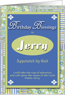 Birthday Blessings - Jerry card