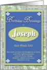 Birthday Blessings - Joseph card