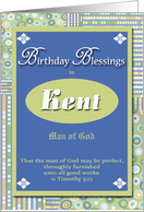Birthday Blessings - Kent card