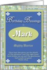 Birthday Blessings - Mark card
