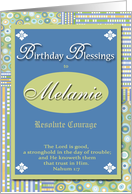 Birthday Blessings - Melanie card