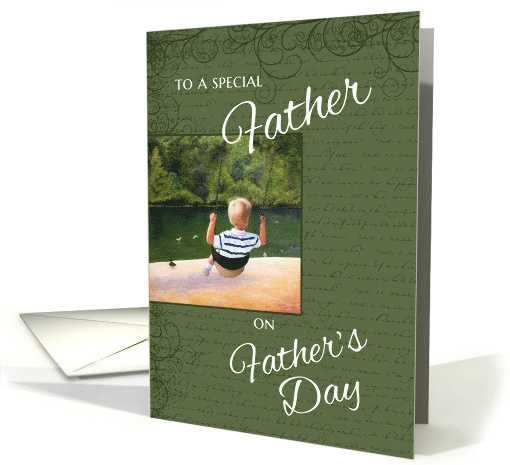 To a special Father on Father's Day card (433304)