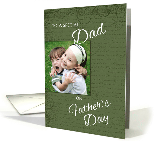 To a Special Dad on Father's Day - custom photo card (433803)