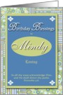 Birthday Blessings - Mindy card
