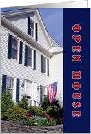 Patriotic Open House Invitation card