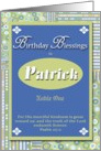 Birthday Blessings - Patrick card